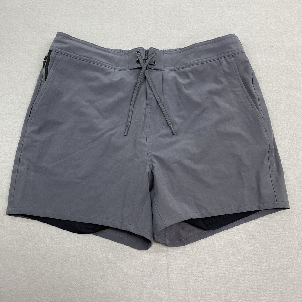 Ten Thousand Shorts Mens Large Gray The Foundation Short 5 Inseam Gym